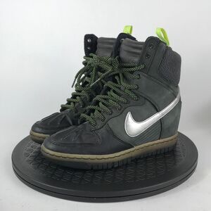 Nike Dunk Sky Hi Sneakerboot Hidden Wedge Black 684954-001 Women’s Size 5